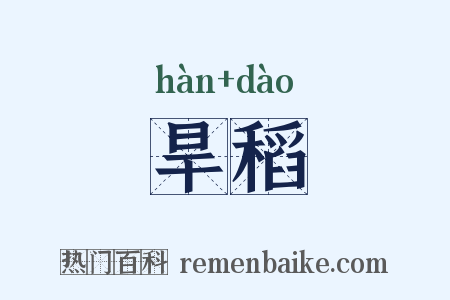 旱稻是什么意思的图片